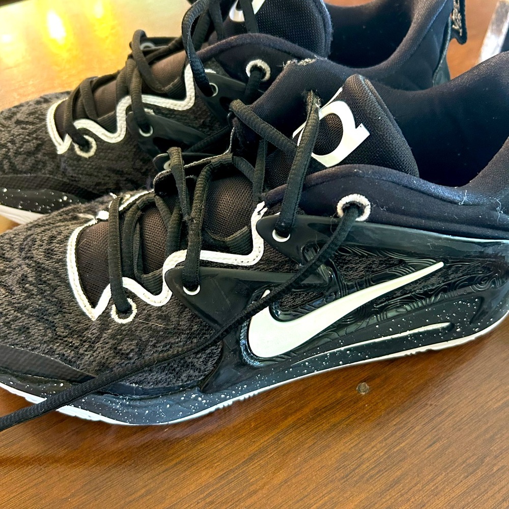 Nike KD 15 TB Black White Speckled Basketball Shoes DO9826-002 Men's Size 9